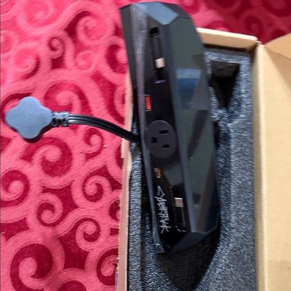 Black tesla cyber truck middle console Docking Station